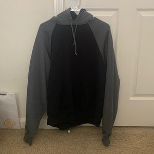 Russell athletic men Black and grey hoodie large